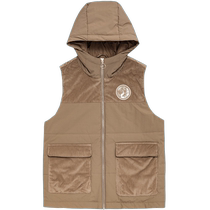 Change Flying to the Moon丨Hongxing Erke 2024 Winter New Womens Retro Cotton Clothes Sports Vest Jackets Women