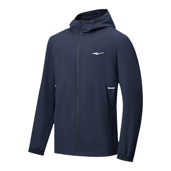 
Hongxing Erke Trench Coat Men's 2025 Summer New Men's Sports Jacket Men's Water-Repellent Jacket Outdoor Men's Clothing