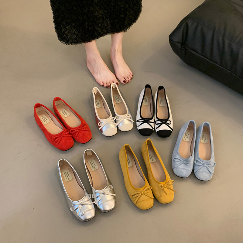Women's Flat Shoes 2026 New Summer Mary Jane Ballet Granny Shoes Gentle Evening Shoes Loafers