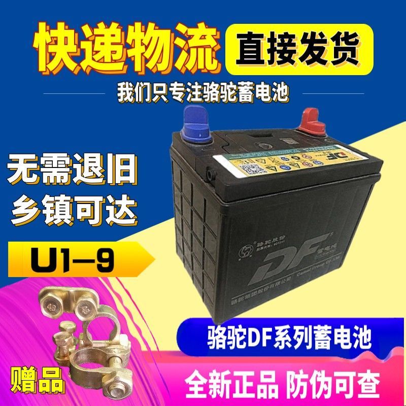 Camel Brand 12V24Ah Battery Suitable for Lawn Mowers, Micro Tillers, Road Cutters, Generators, Diesel Engines, U1-9 Tricycles