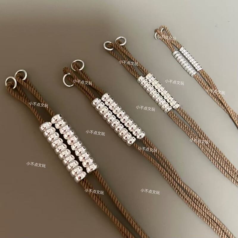 (No Old Versions Available) 925 Silver Bubble Beads, Size as Shown in the Picture. 4 Beads Can Be Matched with a String of 6 to 8 Beads, 5 Beads Can Be Matched with a String of 8 Beads or More