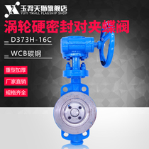 D373H-16C cast steel seal clip-on butterfly valve DN50 65 80 100 125 150 200 600