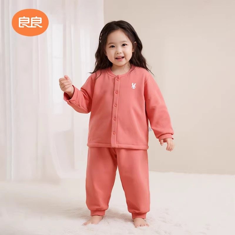 Liangliang baby underwear long johns set baby cotton