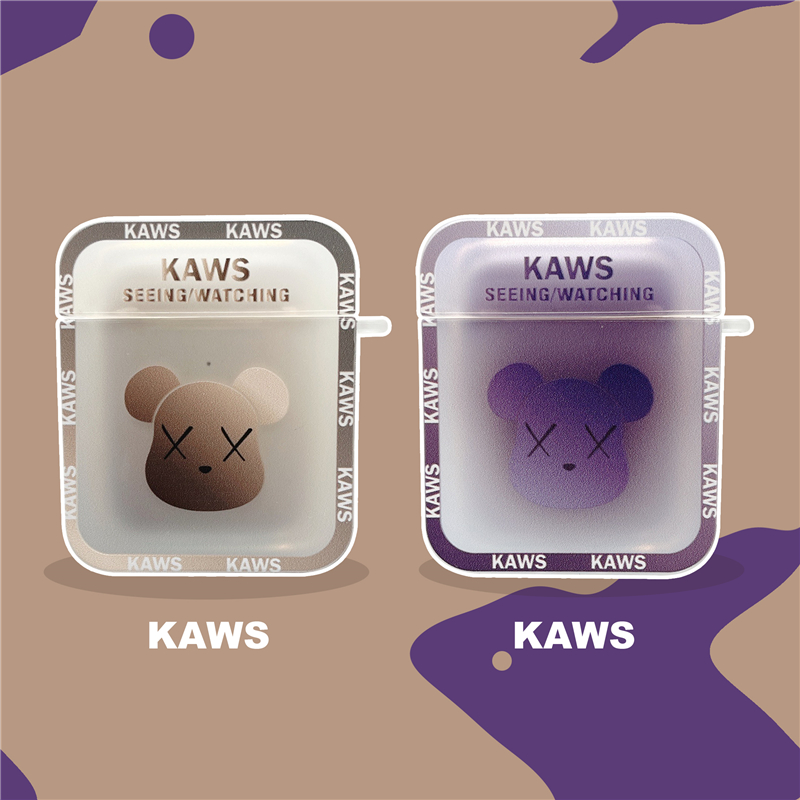 Gradient color tide brand doll suitable for airpods protective sleeve 2 silicone airpods pro shell cartoon apple second generation bluetooth wireless headset 3 boxes of personality ipods soft airp