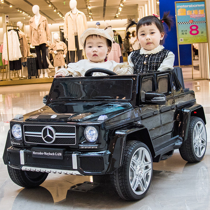 Детский электромобиль Mercedes-Benz big g, четырехколесный автомобиль с дистанционным управлением, детская игрушка, автомобиль для родителей и детей, который может сидеть на взрослом двухместном автомобиле