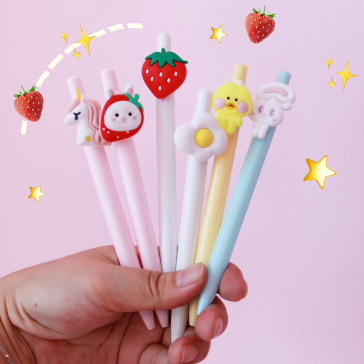 Xiaoxian Female Pen Sex Pen Net Red-ins Cute Pen Super Cute Girl Creative Students Use Good Looking South Korean Version Examination Refill 0 5 Black Cartoon Middle Sex Pen Black Pen Signature Pen Water-based Pen