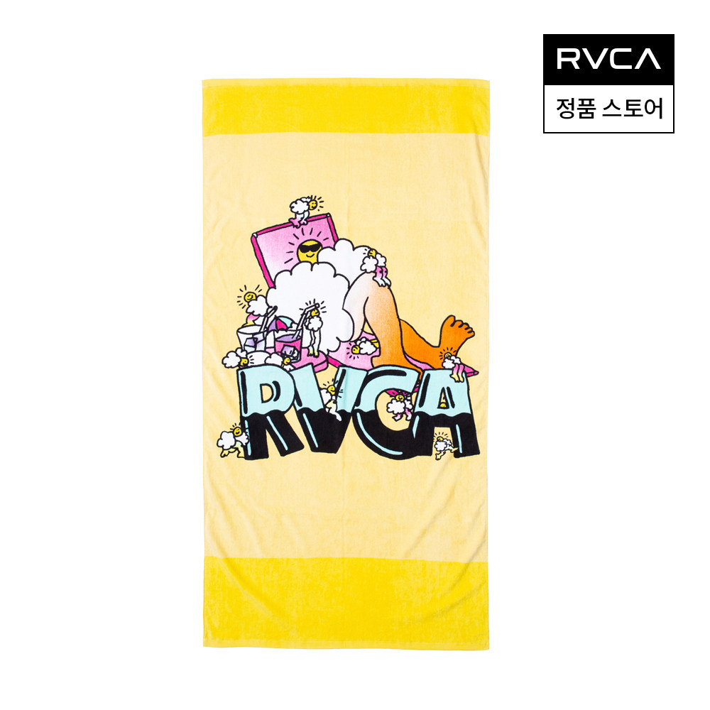 RVCA Beach Bath Towels South Korea Direct Swimming Outdoor Activities Outdoor Cover Big Towel AT1741CRV 