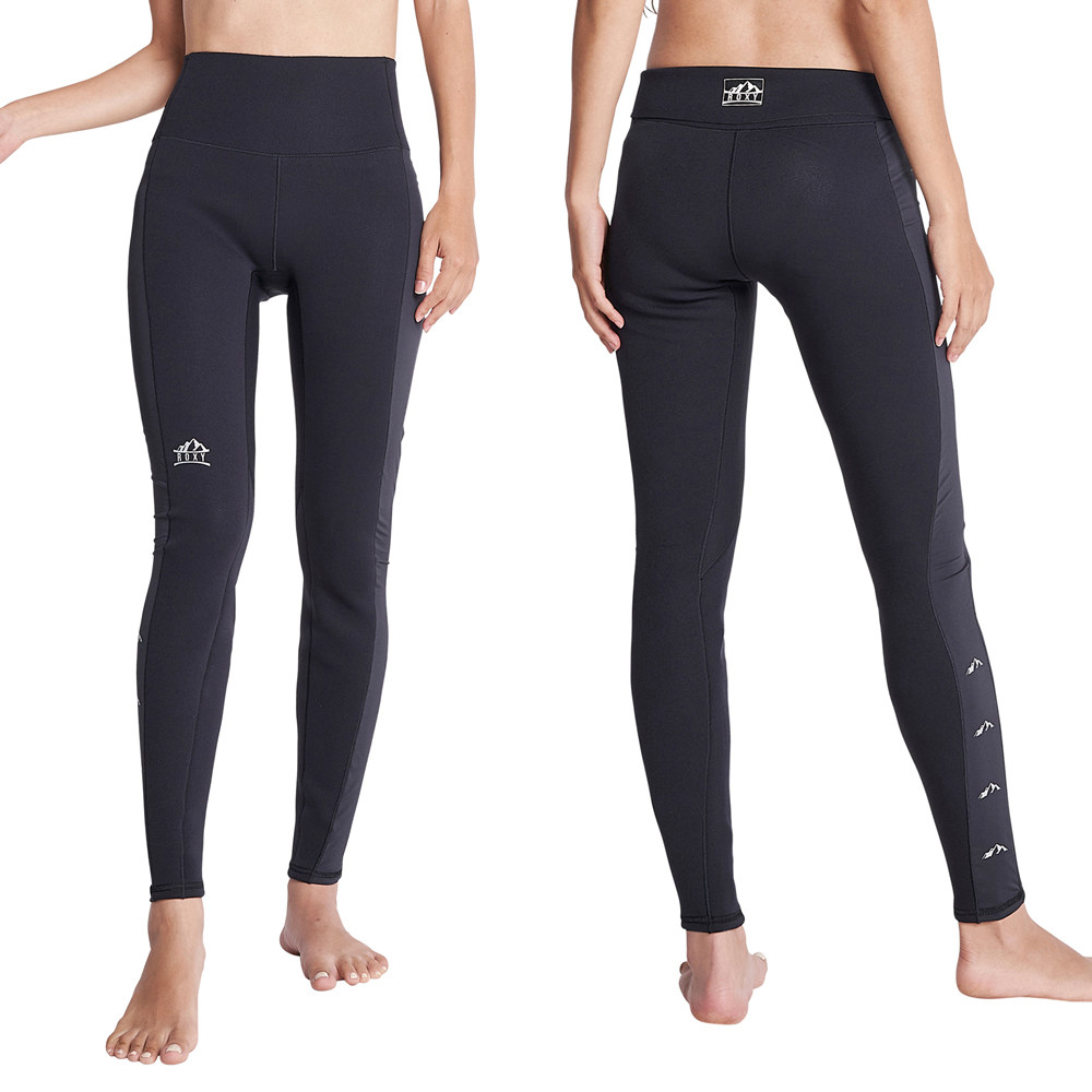 ROXY Female Wet Long Pants South Korea Real Body Shop Straight Post 1mm Thickness Sunscreen Anti-Chill Diving Pants WS191BR 
