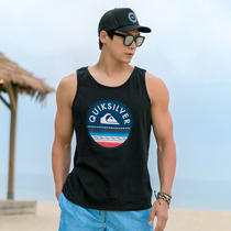 Quiksilver male vest sunscreen South Korea Direct seaside holiday Leisure T-shirt swimsuit MST553KQS
