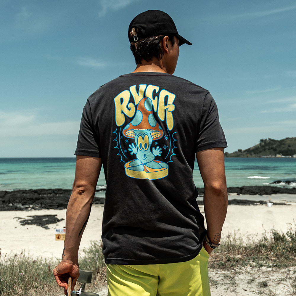 RVCA Short Sleeve T-shirt Korea Direct Marketing Sport Casual Comfort Men Short Sleeve T-shirt MST624PRV 