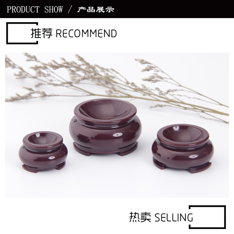 Jin hao imitation wood, crystal ball furnishing articles wind gourd tap water polo base egg carving handicraft spherical