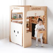 Exotic Jam New Pint 1m2 Mont Kitchen Toy House Busy Green House Children Ploy Bookshelves Baby early to teach the game house