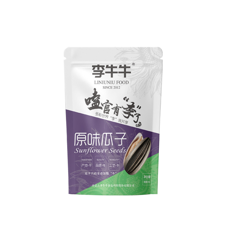 李牛牛内蒙古原味葵花籽308g炒制酥脆瓜子