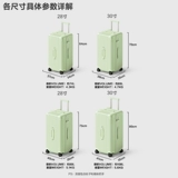 Вместительный и большой чемодан с молнией, прочная коробка