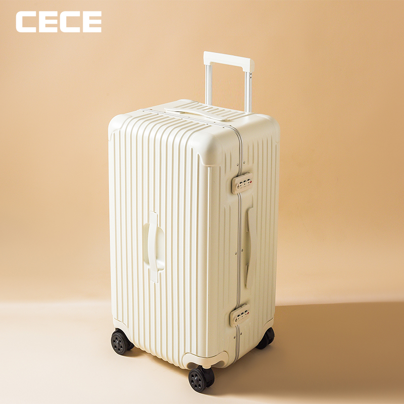 CECE 30 inch thickened sturdy aluminum frame trolley suitcase male net red suitcase large capacity female student 28 inches