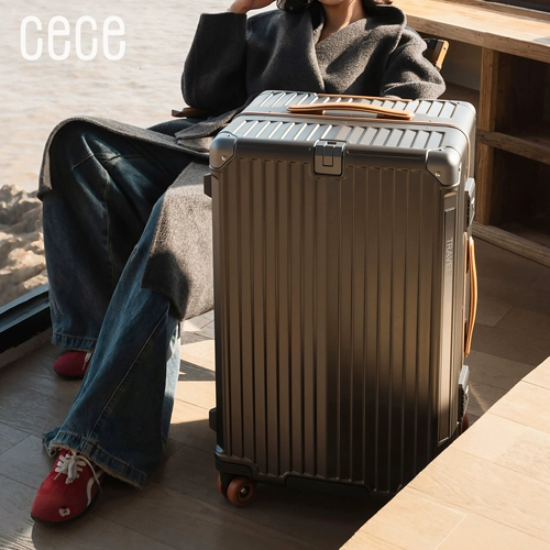 cece Ретро вместительный и большой чемодан, прочная универсальная коробка, увеличенная толщина