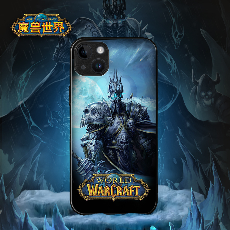 Blizzard World of Warcraft Game Illidan/Deathwing 13/14/15/16 iPhone Pro Max Phone Case