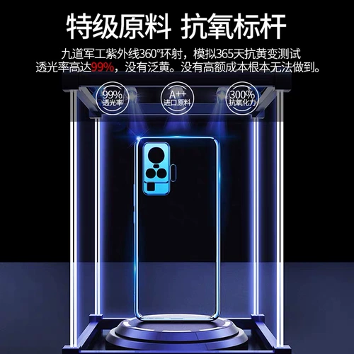 Объектив мобильного телефона Vivox50 Case x60 All -Inclusize Vivo Protection x60pro+против x50POR Силиконовый 5G прозрачный Vivix Shell Shell Vovix костюмы Viv0 Male Viovx Женская вилка p