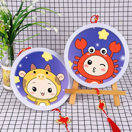 Бриллиантовые знаки зодиака, детские наклейки ручной работы, коллекция 2023, инкрустировано бриллиантами, 2022