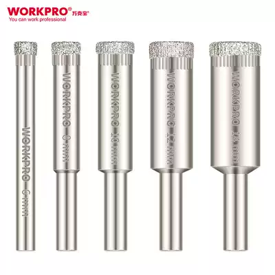 Wankebao glass drill hole glass drill tile vitrified brick drilling multi-function 6mm multi-Specification