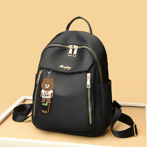 Рюкзак, сумка через плечо, универсальный вместительный и большой ранец для путешествий для отдыха, в корейском стиле, ткань оксфорд