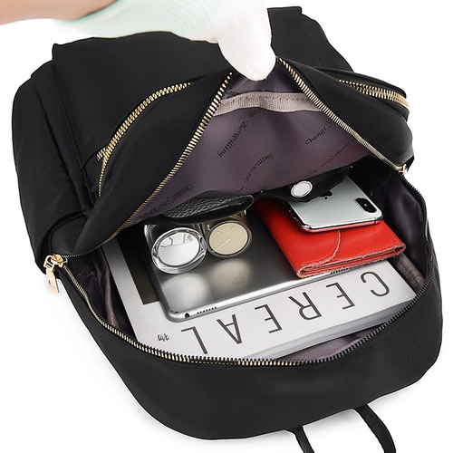 Рюкзак, сумка через плечо, вместительный и большой универсальный шоппер, книга из ткани, в корейском стиле, ткань оксфорд