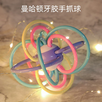 Baby toy chewable and boilable educational early education newborn baby grasping training 3 months 6 Manhattan hand grasping ball