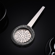 Фильтр для льда mrslim不锈钢直柄滤冰器霍桑过滤器调酒滤网过滤网隔冰器弹性漏网