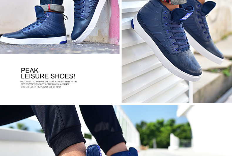 Giày mới mùa thu giày skate nam cao để giúp mang giày chống trượt thông thường giày thể thao cổ điển nam - Dép / giày thường các hãng giày sneaker nổi tiếng