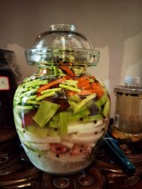  Salted eggs duck eggs jars pickled chicken claws spicy cabbage garlic jars sealed pickling cans large pickle jars containers