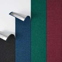 Linen wallcloth Living room Bedroom TV Background Chinese-style Wall decoration Ugly Thickened Soft Bag Anticollision Wall Sticker Self Adhesive