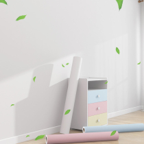 Post-wallpaper self-adhesive background wall wallpaper Home Dormitory Bedrooms Warm decoration white Self-adhesive wallpaper Moisture Proof Waterproof
