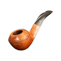 (Self-operated) UK The White Spot Root Briar Dead Root DR 4 Star Briar Wood Pipe