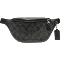 (Self-operated) COACH mens PVC leather cross-body waist bag