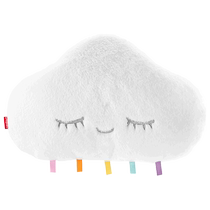 Fisher-Price sound and light soothing sleeping toy bed pendant baby to sleep colorful dreamy music soothing cloud GJD44