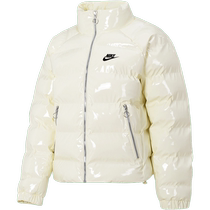 (Self-operated) Nike Womens Cotton Clothes Long Zipper Fashion Top Comfortable Warm Jacket FQ3575