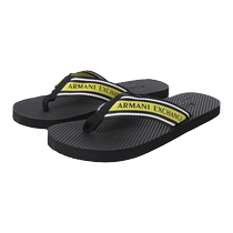 (Self-operated) Armani AX mens fabric flip-flops beach slippers XUQ005 XV822