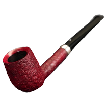 (Self-operated) British The White Spot Ruby bark 3110 imported briar pipe