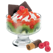 (Self-operated) borgonovo Italian ice cream cup glass dessert cup milkshake cup salad cup dessert cup
