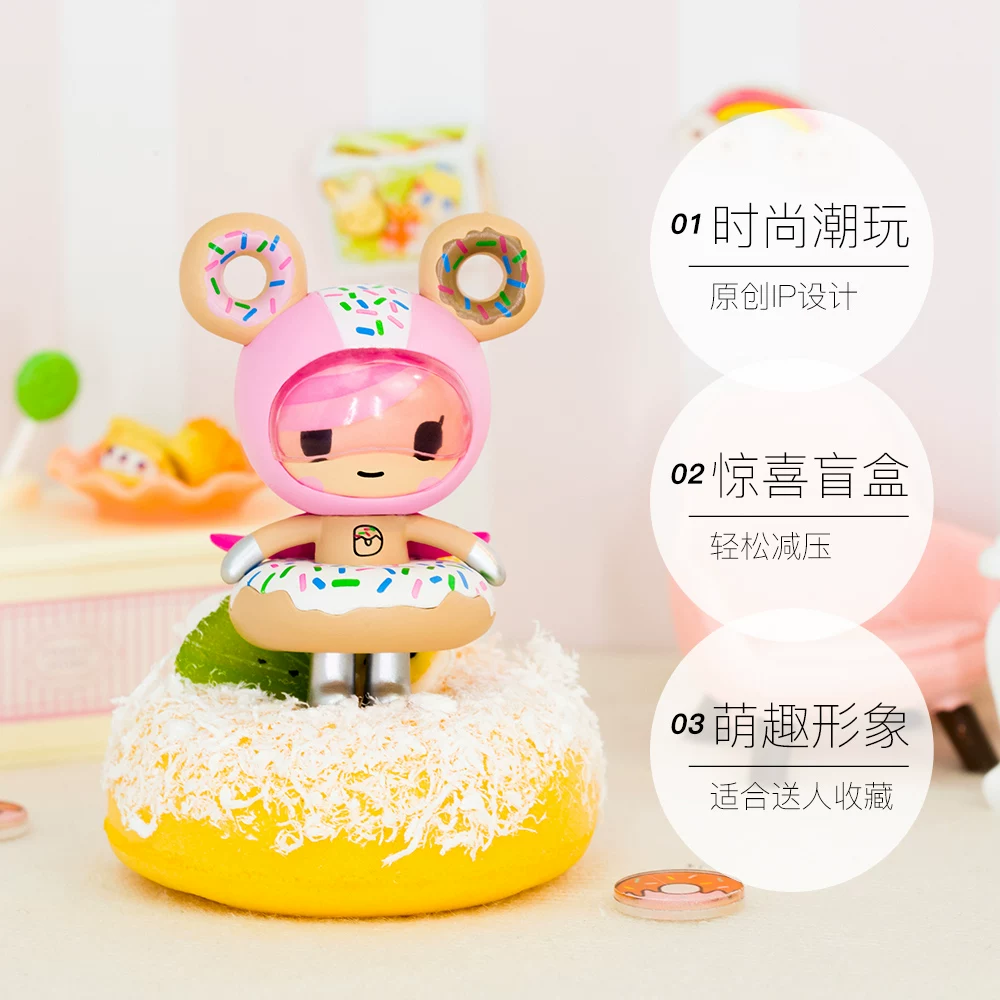 [Прямой бизнес] Донки Токидоки Тао Цидуки donuts 3 поколения сюрпризного ящика судьбоносный игрок вторичный элемент