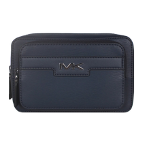 (自营)MICHAEL Michael KorsCOOPER纯色牛皮革男士胸包