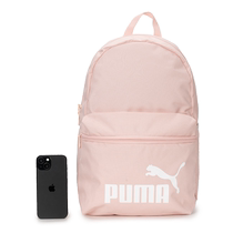 (Self-operated) PUMA Puma backpack new sports bag men and women large capacity school bag pink backpack 079943