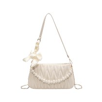 (Self-operated) JANE KLAIN bag womens new pleated cloud bag fashionable and cute versatile single shoulder crossbody bag