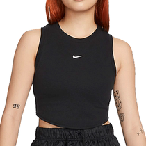 (Self-operated) NIKE Womens W NSW ESSNTL RIB CRP TANK Vest FB8280-010