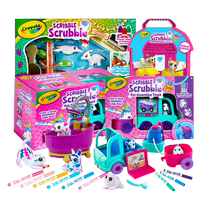 (Self-operated) Crayola Crayolas ever-changing cute pet boys and girls graffiti dolls coloring dolls