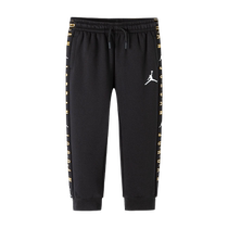 (Self-operated) JORDAN childrens knitted trousers childrens new autumn velvet sports pants casual pants sweatpants trendy