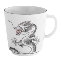 (Self-operated) German MEISSEN porcelain VITRUV Vitruvius black Minglong mug