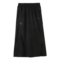 (Self-operated) PUMA womens simple solid color long one-step skirt sports casual skirt 630612-80