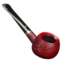 (Self-operated) UK The White Spot RubyBark 4107 Silver Circle Imported Pipe