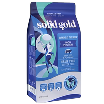 (самозанятые) SolidGold Vegan High Dog Food Импортирует Высокий Белок 4 Фунта Свежей Говяжьей Мышцы